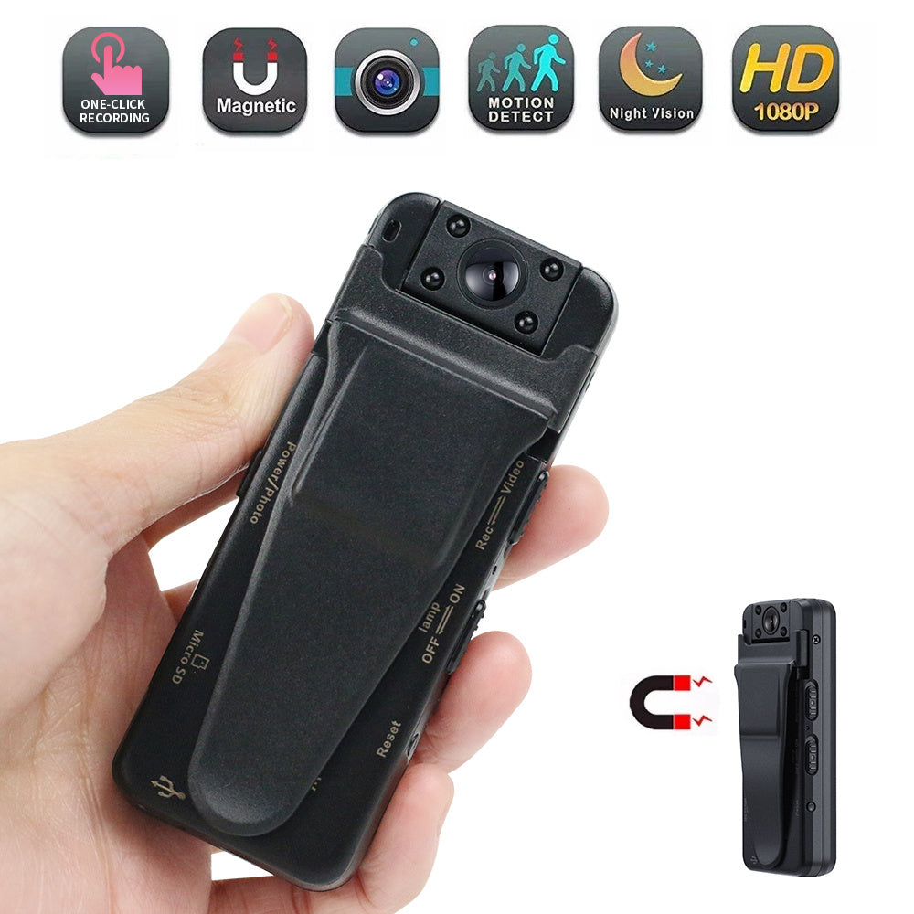 Z7 Back Clip Camera HD 1080P Video Infrared Night Vision Motion Detection Outdoor Motion Collar Camera
