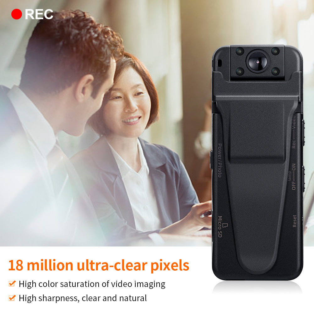 Z7 Back Clip Camera HD 1080P Video Infrared Night Vision Motion Detection Outdoor Motion Collar Camera