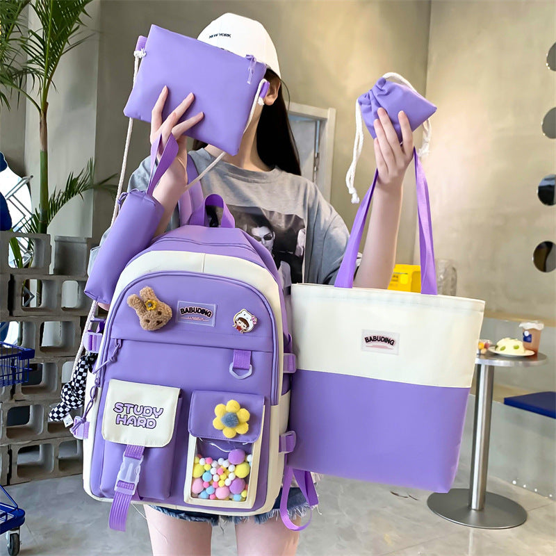 Women's Fashion Casual Large-capacity Backpack
